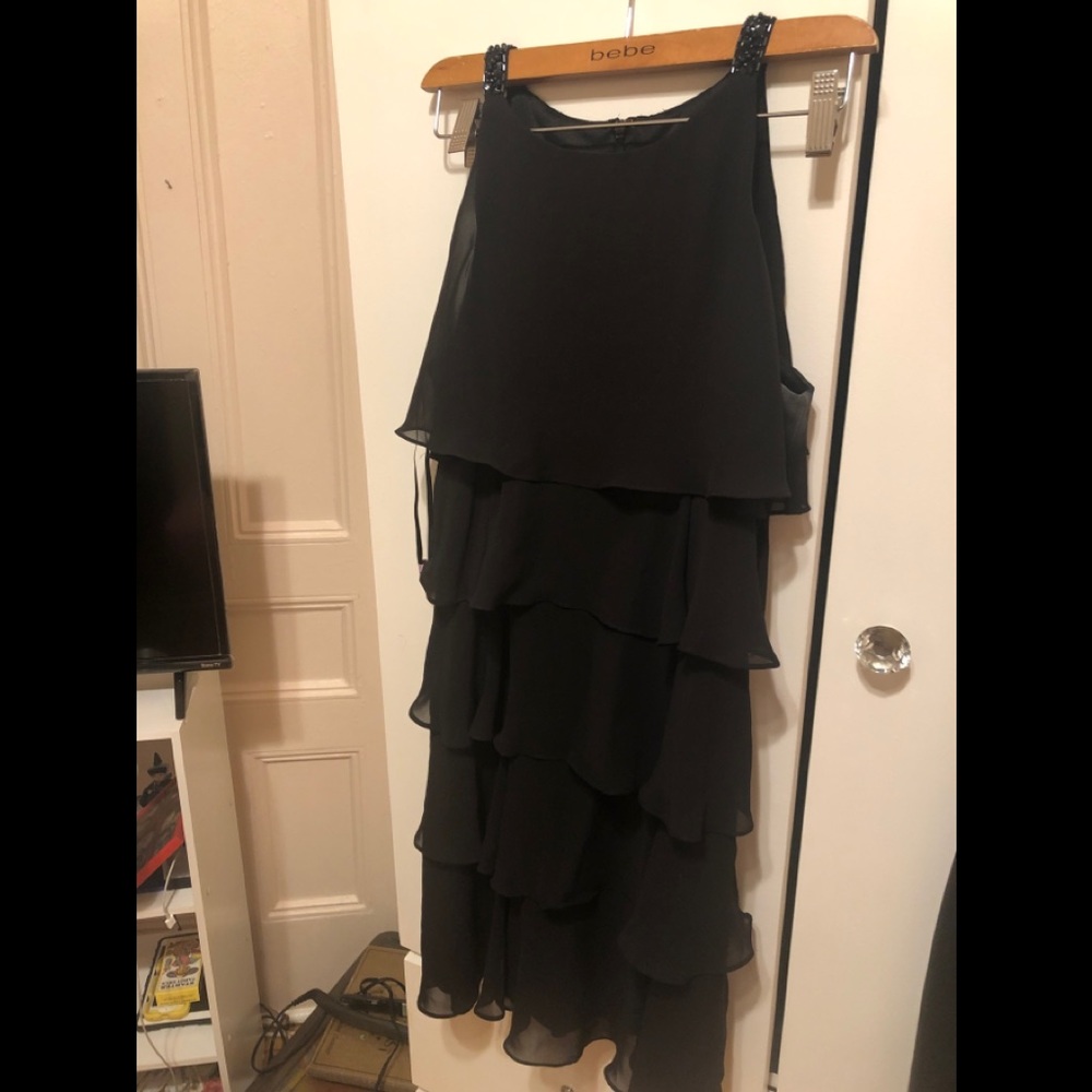 Black swing dress